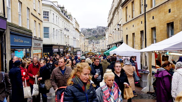 2 The Christmas market in Bath...