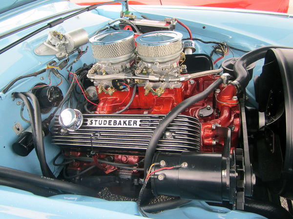 Studebaker dual carb motor...