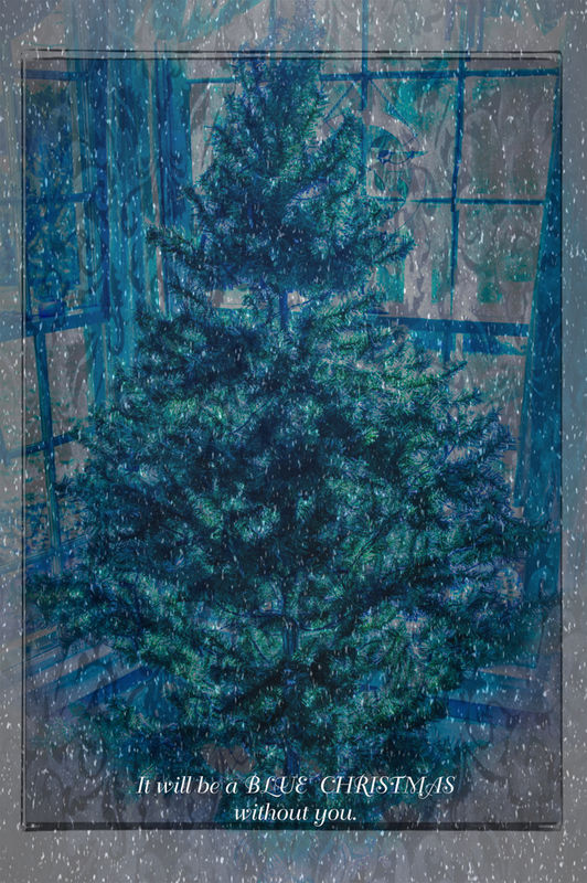 Blue Christmas - bet there are many ways to illust...