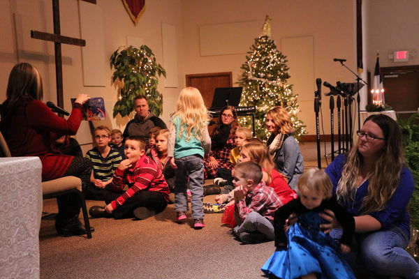 Story Time, at my son's church.. Christmas Eve, 20...