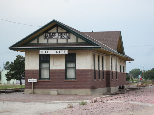 Old RR station in David City, NE...