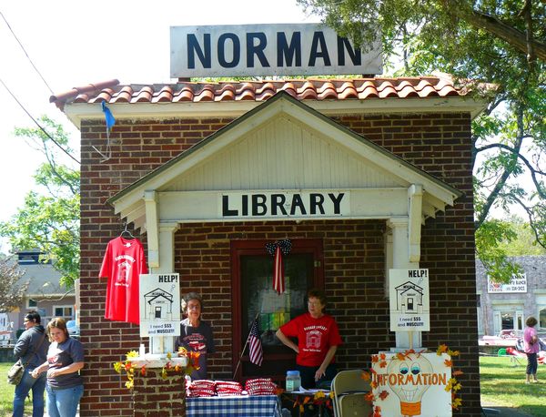 The Norman Library..Believed to be the smallest fr...