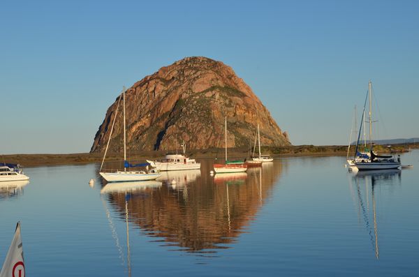 Morro Rock after the fog clears...