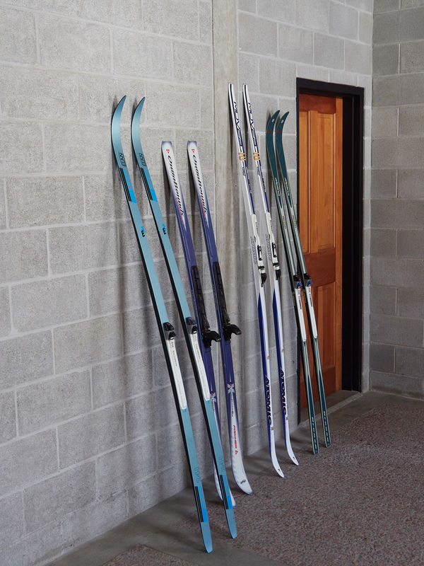 The cross country skis are both recreational and f...