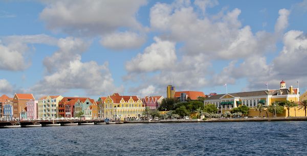 Coming into the Port of Curacao....