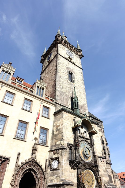 Prague Old Square clock...