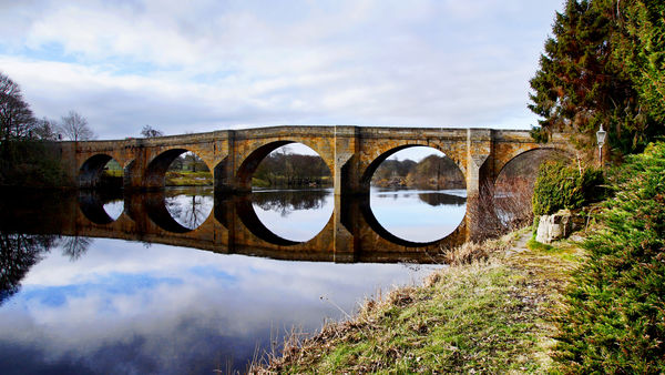 The Chollerford bridge was built in 1785 by Robert...