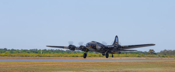 B-17 Just lifted off....
