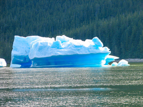 Icebergs are blue...