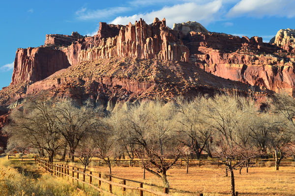 The Castle above Fruita Orchard...