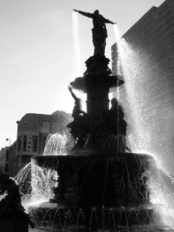 Fountain square...
