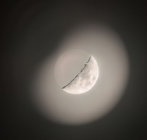 Moon Composite (in the fog) - best 3 of 47 subs in...