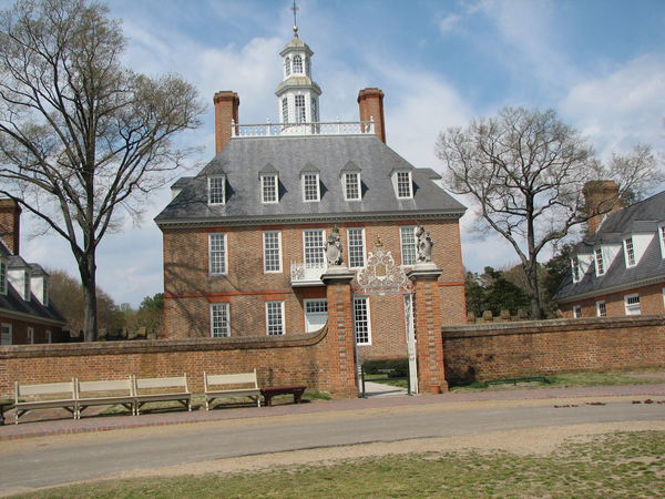 FIRST GOVERNOR'S MANSION..COLONIAL WILLIAMSBURG, V...