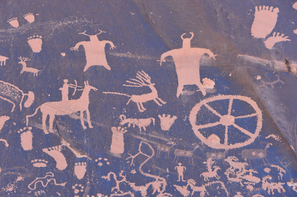 Detail of Petroglyphs...