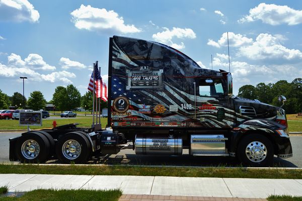 Patriotic Trucks: Each Year The Freightliner Truck Plant In Cleveland 