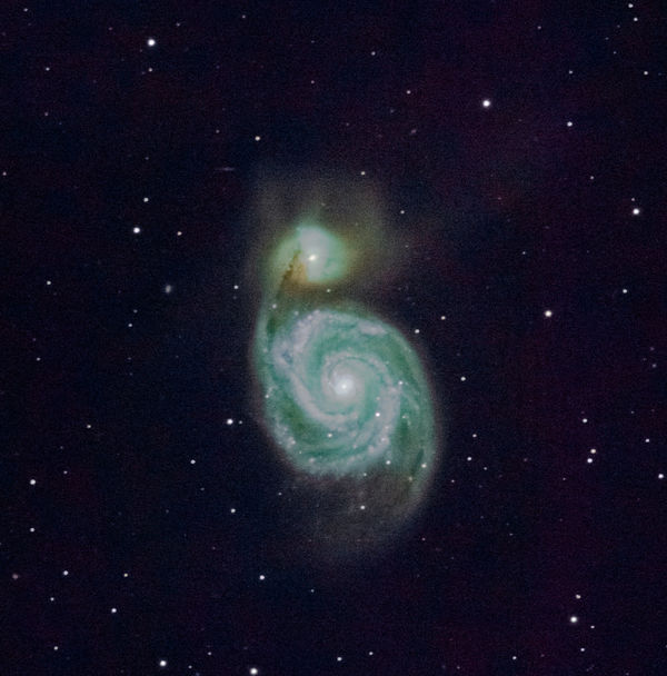 Whirlpool Galaxy(M51)(56x30sec,2x2binned,Gain1,Os1...