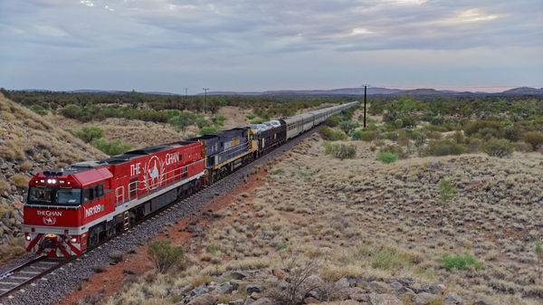 Another day, another Ghan on its way north in the ...