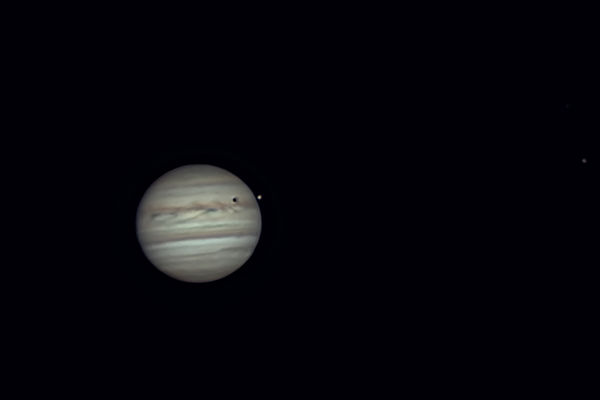 Io's has cleared Jupiter...