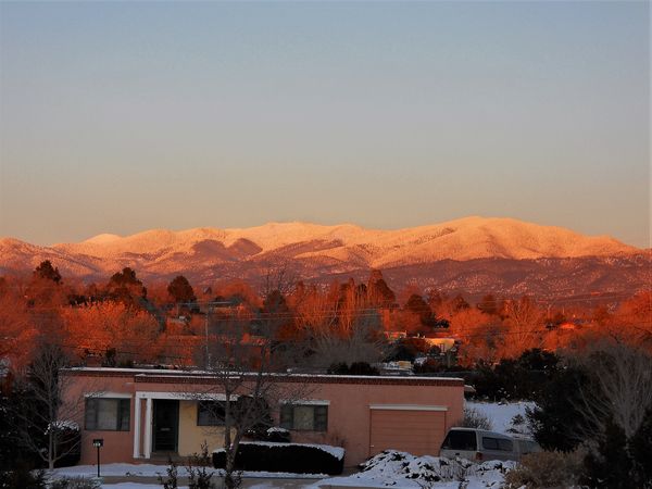 Winter late afternoon in Santa Fe...
