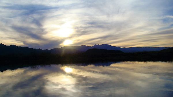 evening on Roosevelt Lake AZ...