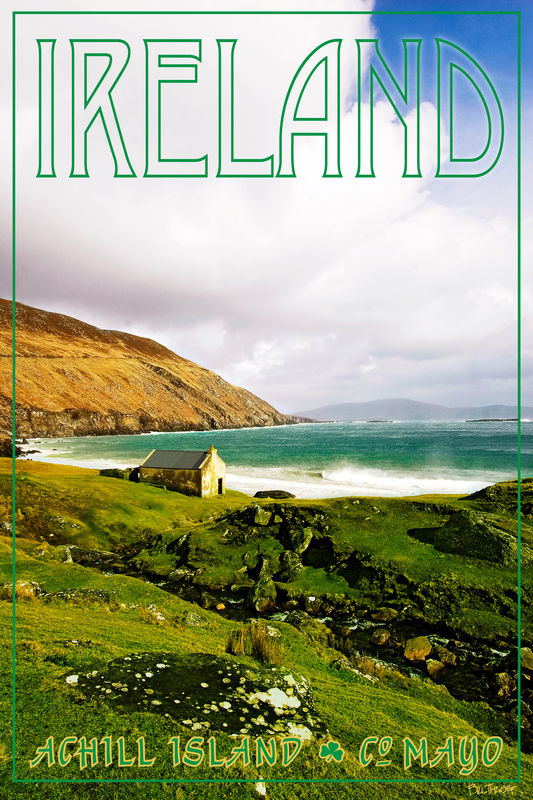Keem Bay, Achill Island, Ireland (travel poster) ©...