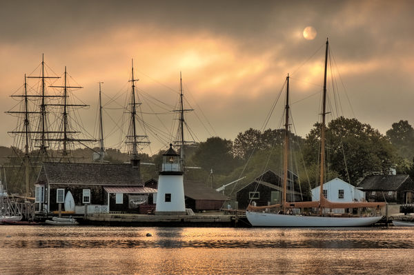 Mystic Seaport, Connecticut  ©Bill Thauer/CapeScap...