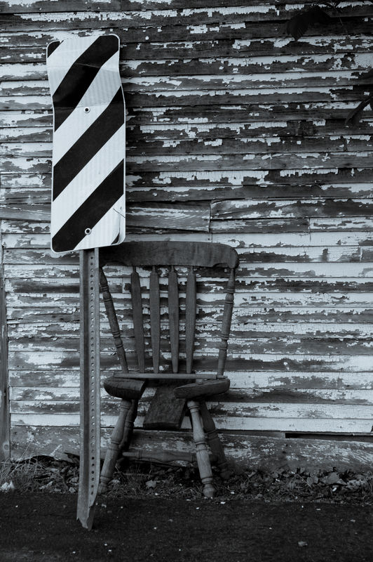 Broken Chair and Sign, Troy NH...