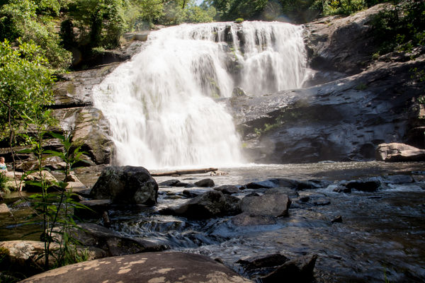 This is Bald River Falls which is located about 12...