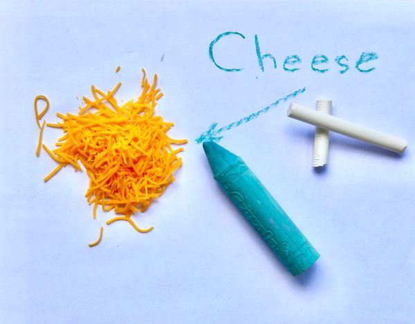 So...cheese & chalk. Cheese was OK; chalk tasted n...