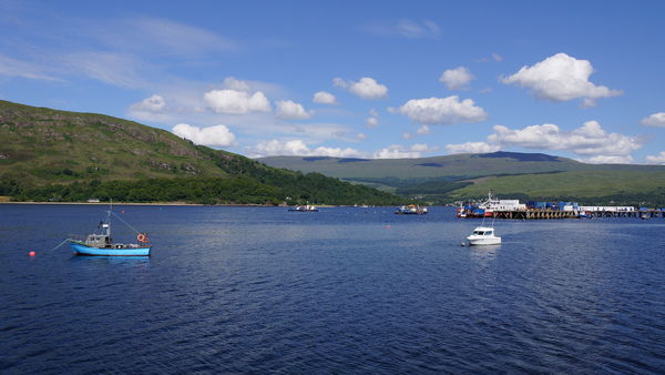 Loch Linnhe near the town of Fort William...