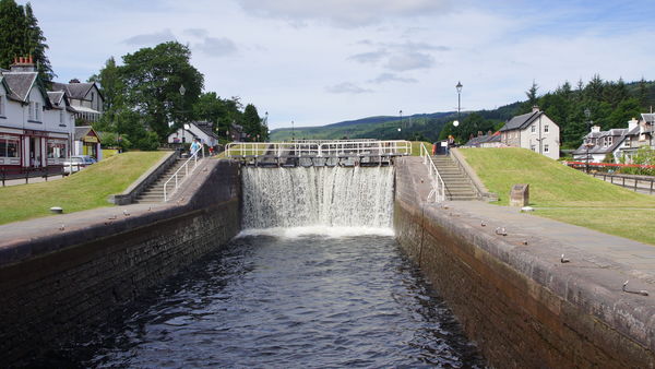 The first lock gate...