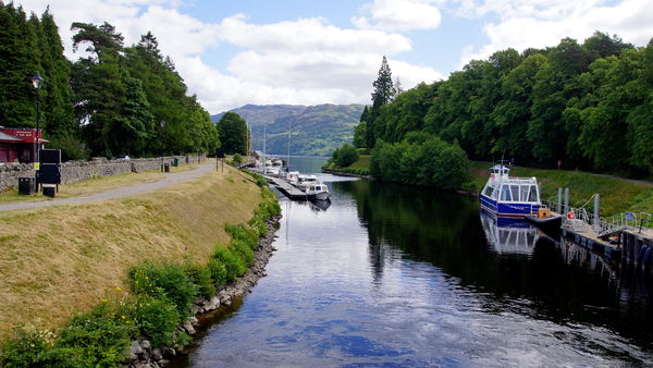 Finally the Caledonian canal leading out to Loch N...
