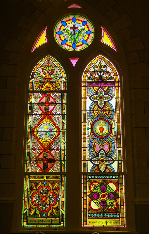 #3  The stained glass windows were amazing....