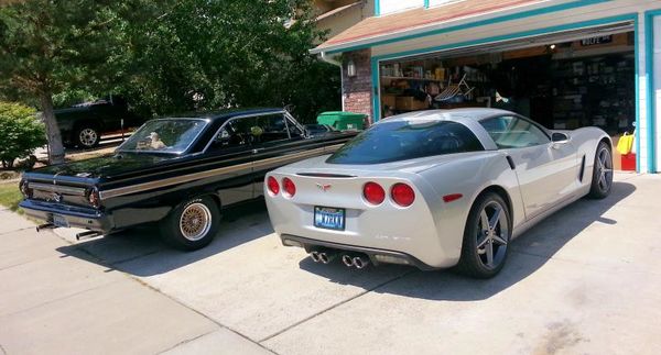 65 Falcon Sprint, Pro Street, and C6 Corvette...