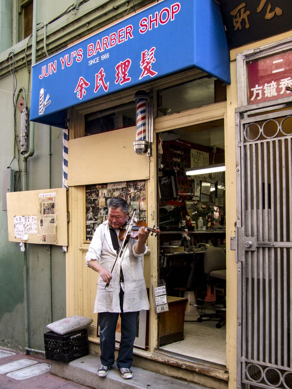 the barber of Chinatown Sf...
