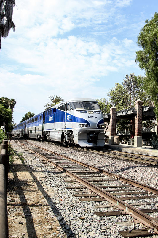 riding the rails in Capistrano Old Town CA...