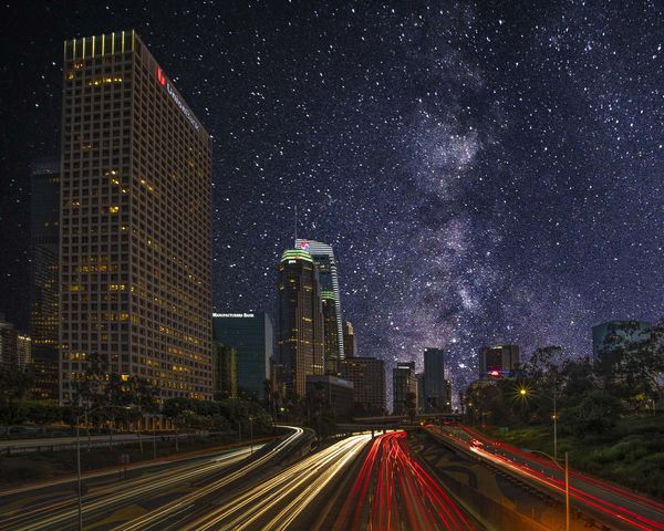 Milky Way Over L.A....