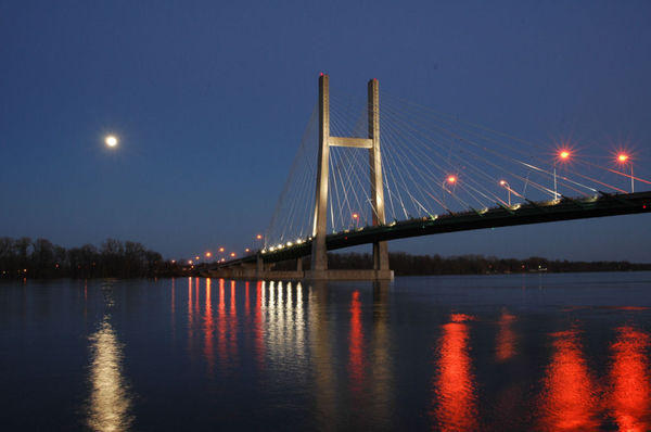 Mississippi river bridge...