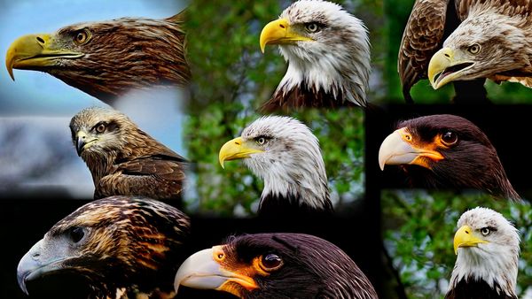 A Birds of prey  Collage...