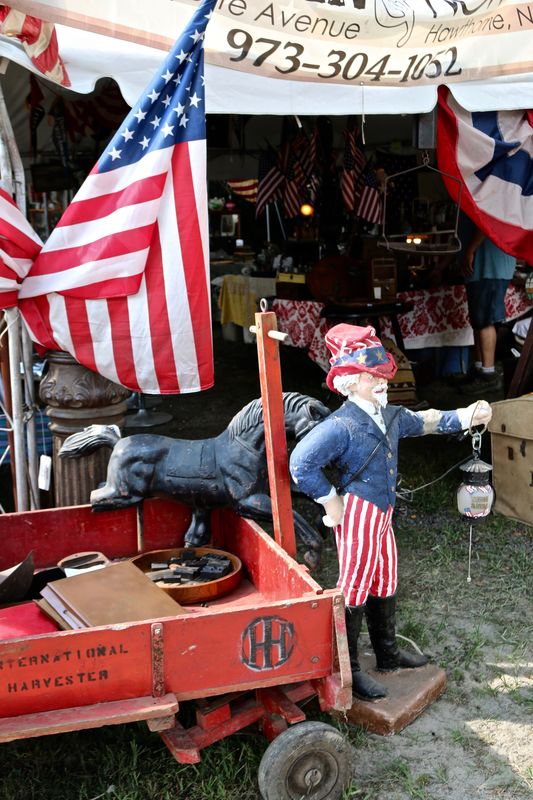photo taken at the Brimfield Fair-difficult to fra...