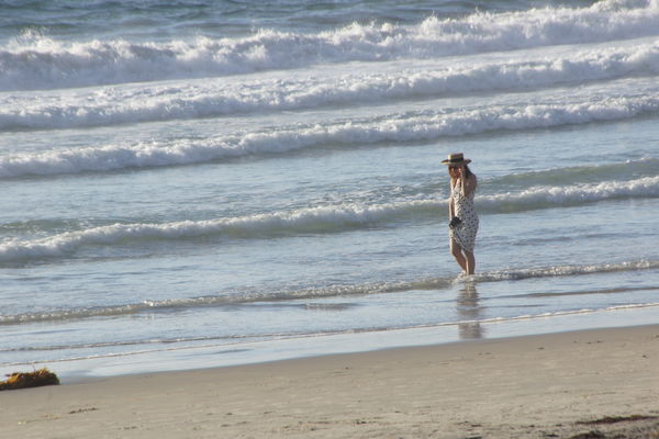 Girl on the beach....