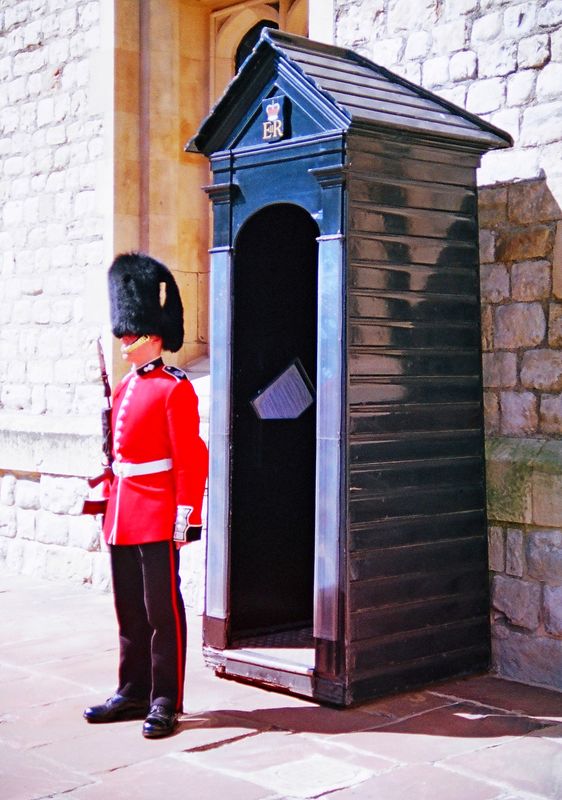 Guarding The Queen, London....