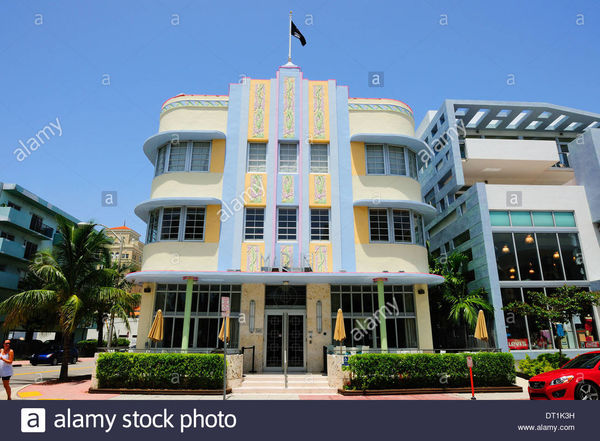 The Art Deco architecture in south Miami Beach is ...