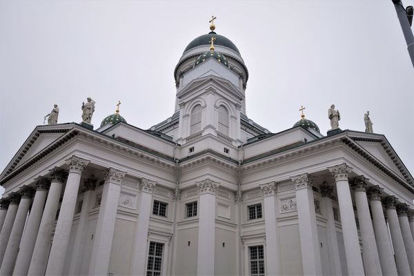 (5) Opened in 1852 is the Helsinki Cathedral. It's...
