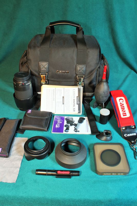 All this plus camera in this bag...