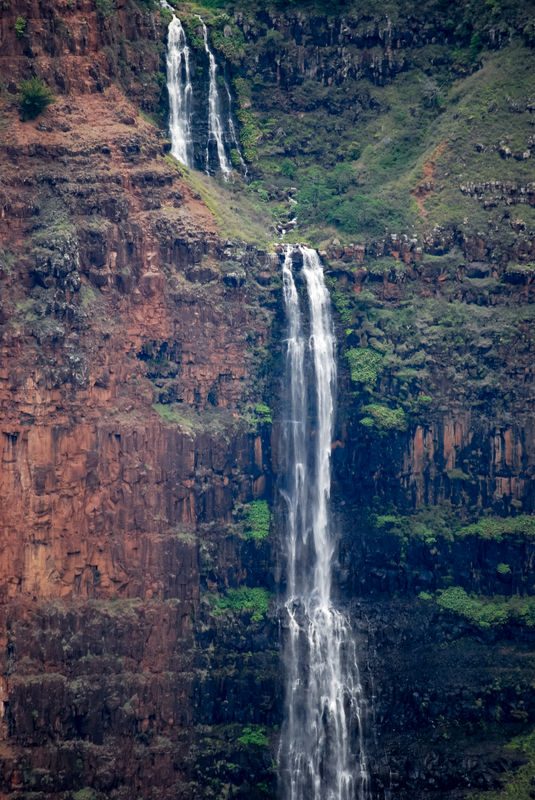 The falls in Waimea Canyon...