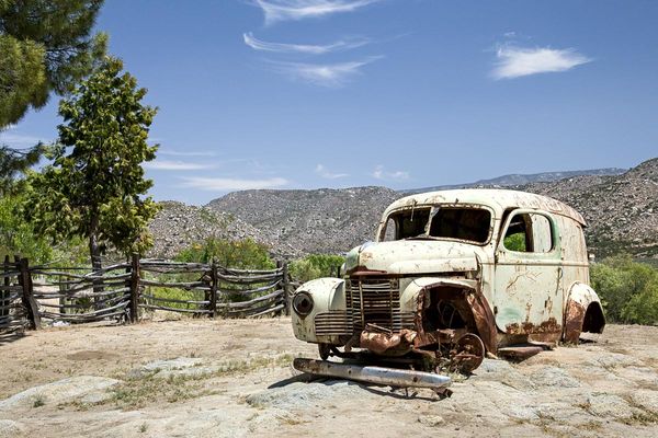 Old Van, Meling Ranch, Baja California...