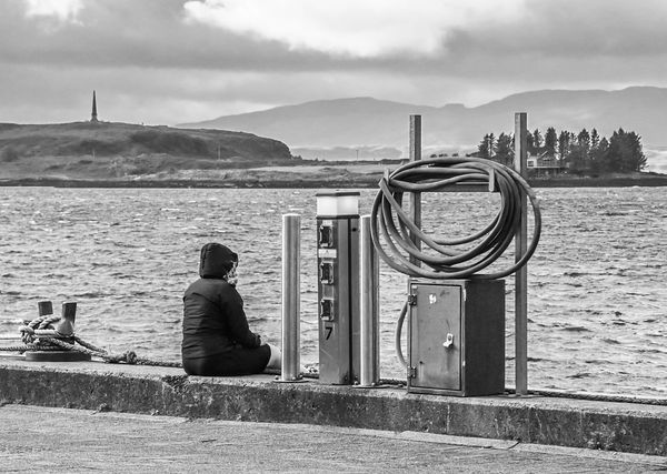 Sitting on the dock of the bay - Oban...