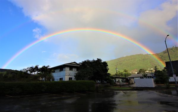 Rainbow in Manoa Valley...