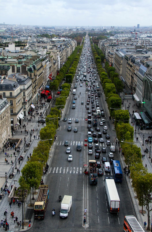 #3 The Champs-Elysees from the upper level of the ...